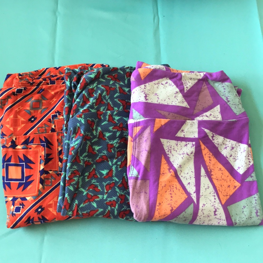 NWOT! Lula Roe Leggings OS Set#26